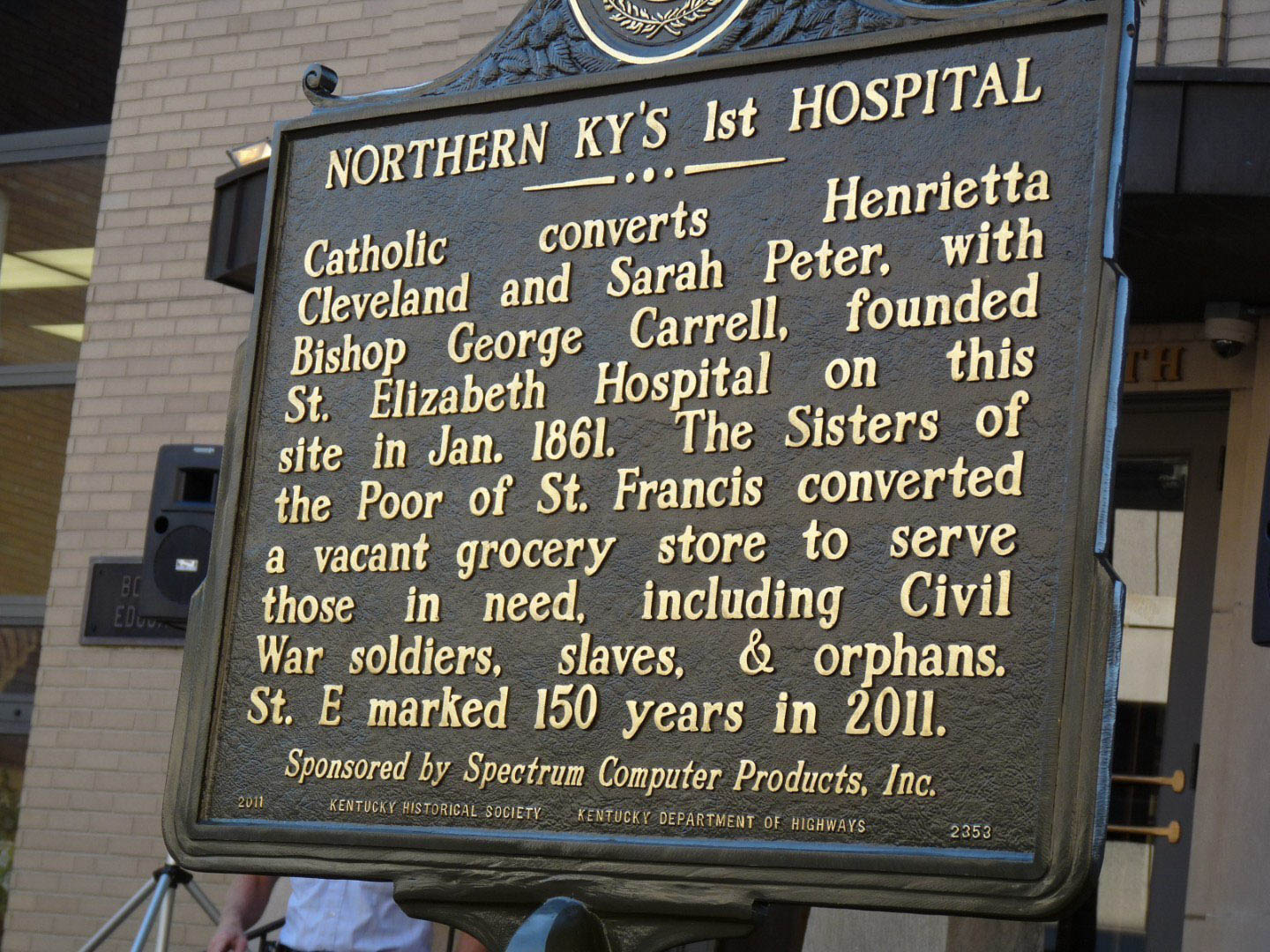 Historical marker dedication