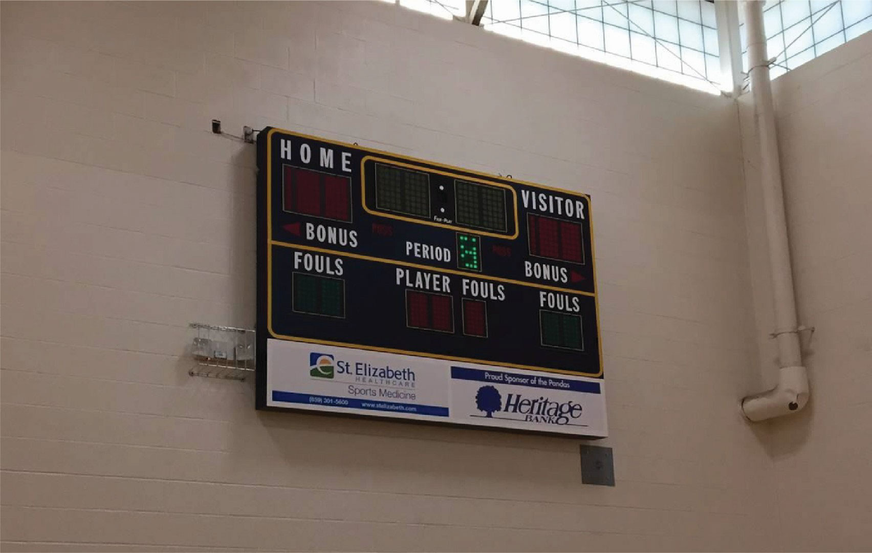 NDA HS · Secondary Scoreboard before